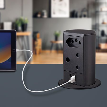 Dot Pop Up Desk Power Outlet img